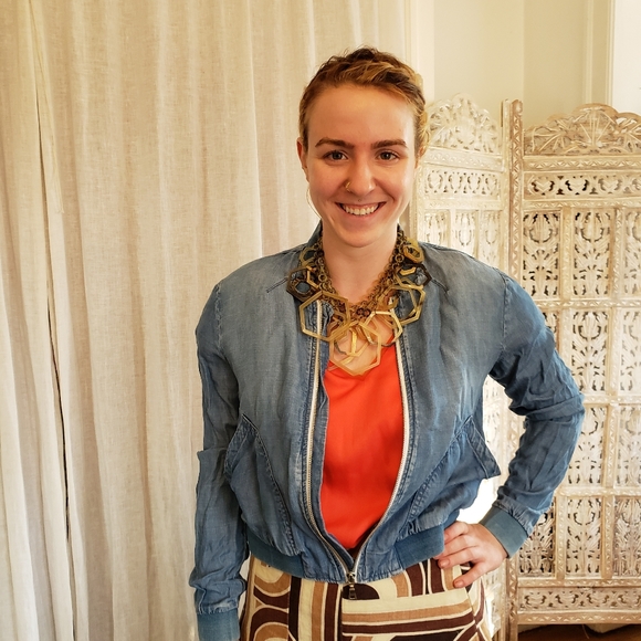 Anthro Chambray jacket by Cloth and Stone - Picture 1 of 2